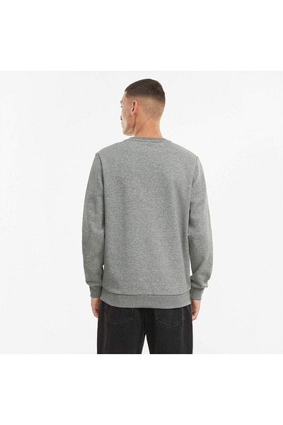Puma Halenka Puma ESS Big Logo Crew, šedá, muži