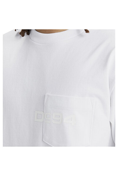 DC Shoes Μοντέλο 1994 DC Shoes Λευκό ανδρικό μπλουζάκι - κοντομάνικο πλεκτό