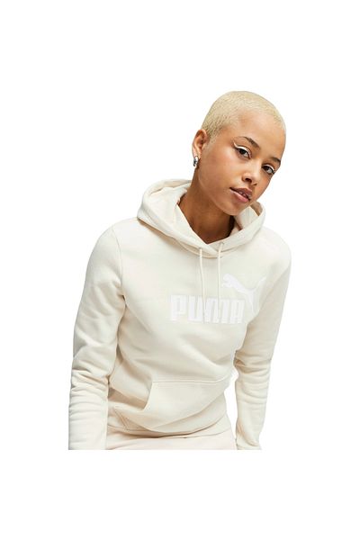 Puma Kapuce Puma Ess Logo Mikina Fl S, Bílá, Dámské