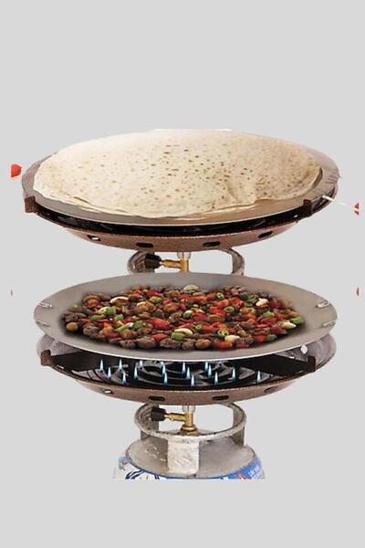 Genel Markalar Portatif Tüplü Sac Kavurma Gözleme Ekmek Yufka Sacı 45cm