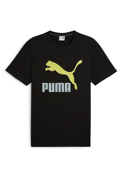 Puma Tričko Puma Classics Logo Tee S, Černé, Pánské