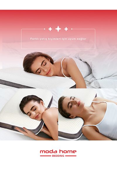 moda home bedding Classic Orthopedic Visco Pillow