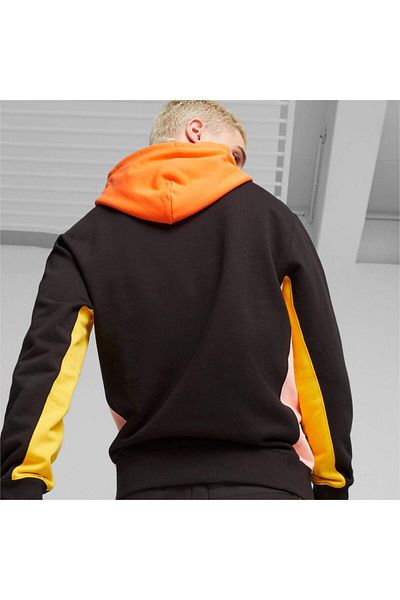 Puma Κουκούλα Puma Classics Block Hoodie, Μαύρο, Ανδρικό