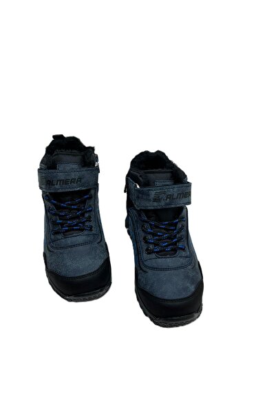 GİRGÖR Siyah-mavi I?çi Kürklü Erkek Çocuk Bot