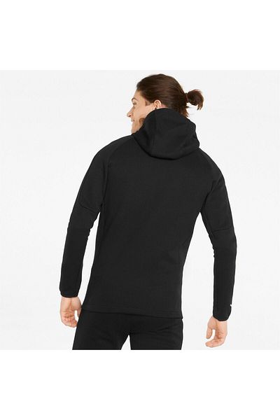 Puma Pánská mikina s kapucí Puma Teamfinal Casuals Hoodie, černá
