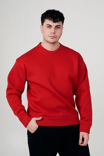 MBEY1989 Mbey Oversize Red Sweatshirt - Unisex