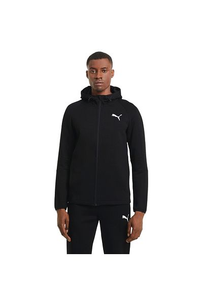 Puma Kapuce Puma Evostripe Core Fz, Černá, Pánská