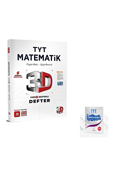 Acil Yayınları 3D Yayınları TYT Matematik Video Destekli Defter + TYT Deneme