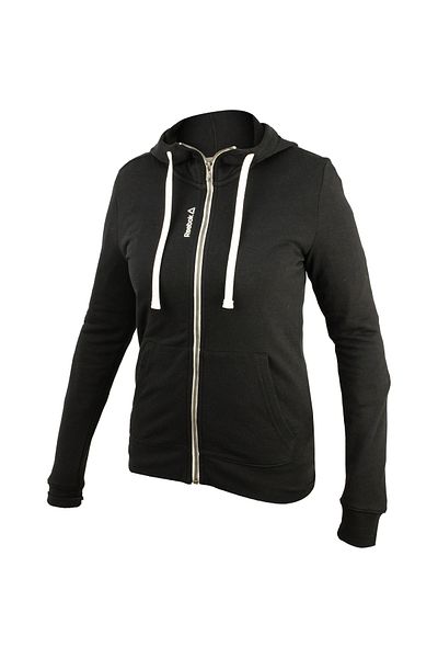 Reebok Kapuce Reebok Fitness El French Terry, Černá, Dámské