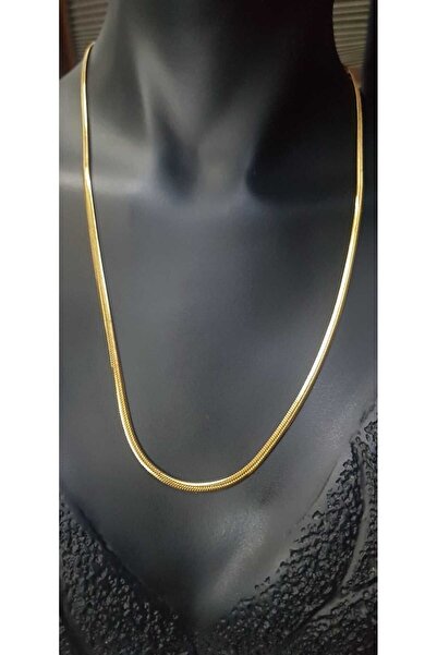 vogutima Kadın Erkek Çelik Kolye - 3.5mm Balık Sırtı Italyan Kararmaz • Sevgi...