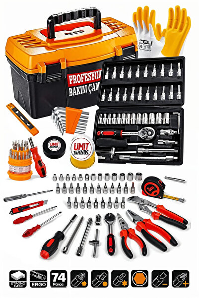 PROXTECH Premium Serisi 100 Pcs Full Takım 46lokma Set Penseyankeski,tornavid...