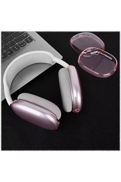 bbtech Transparent Flexible Silicone Protective Case Compatible with Apple AirPods Max