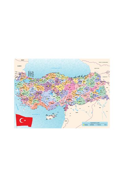 Neverland 100 Piece Puzzle - Map of Turkey