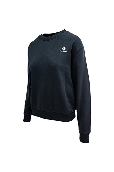 Converse Blouse Converse Foundation Crew, Black, Women