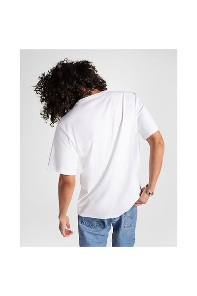 converse T-shirt Converse Con T-shirt M Chuck Patch Distort Tee, Λευκό, Ανδρικό