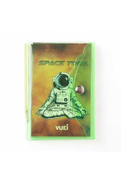VUKİ Mini 3 Compartment Notebook with Pen