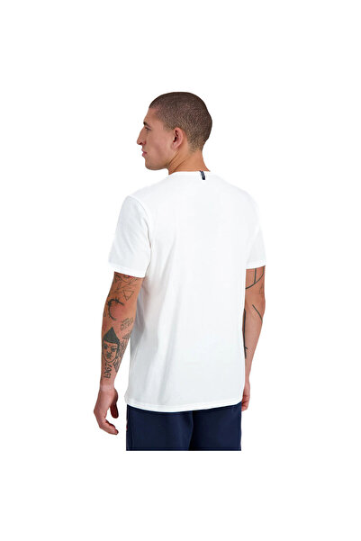 Le Coq Sportif T-shirt Le Coq Sportif Ess Tee Ss No4, Λευκό, Ανδρικό