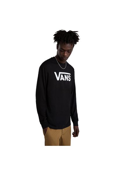 Vans Pánská klasická černá halenka s dlouhým rukávem - Vans