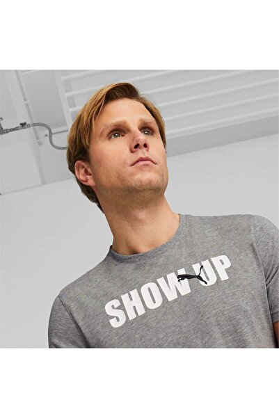 Puma Ανδρικό μπλουζάκι για τρέξιμο Puma Performance Grey