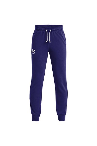 Under Armour Kalhoty Under Armour Ua Rival Terry Jogger, modré, dětské