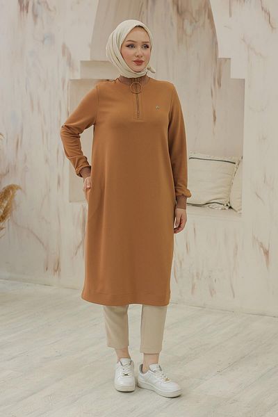 Armine TREND Ringed Knitted Fabric Tunic-24Kt436