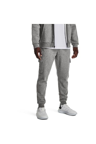Under Armour Pánské šedé kalhoty Under Armour Rival Fleece Cargo