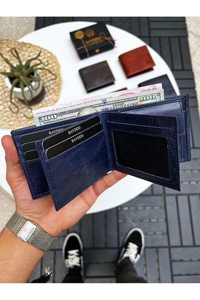 BAYDERİ Vica Genuine Leather Men's Wallet
