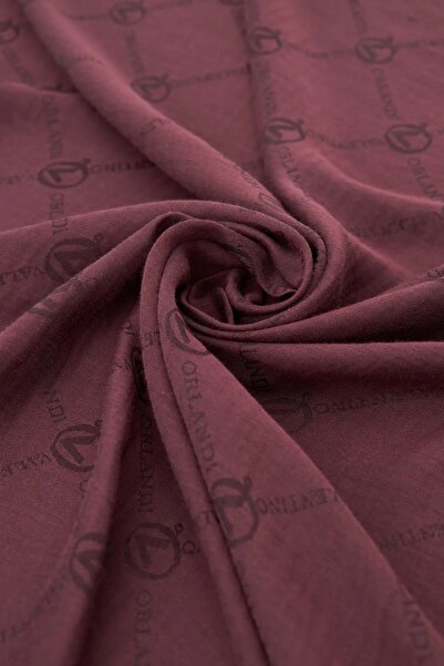 Valentino Orlandi Alia Jakarlı Eşarp-1-Bordo