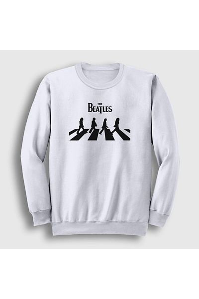 Presmono Λευκό φούτερ Unisex Abbey Road Beatles - 114028 ττ