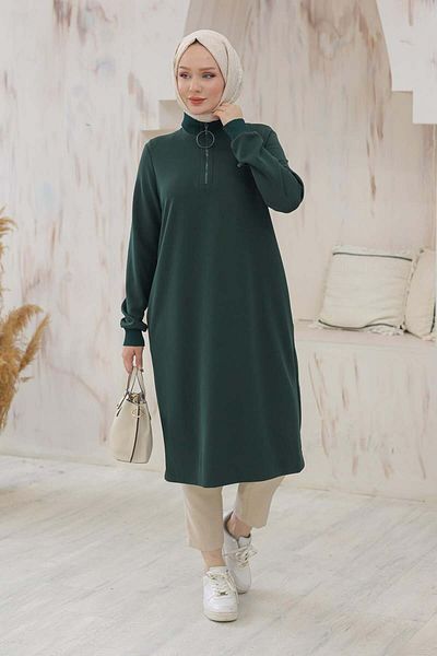Armine TREND Ringed Knitted Fabric Tunic