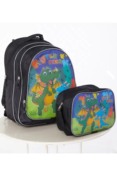 bundle island Set de genți pentru primar cu 3 compartimente cu figurine de di...