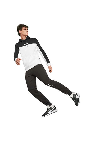 Puma Παντελόνι Puma Ess Block X Tape Φούτερ Fl Cl B, Μαύρο, Ανδρικό