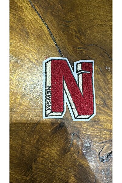 Gönülden Tasarım 8X6 CM Tkano N SLOVO AMBLEM ŠIVAĆA APLIKACIJA