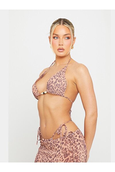 theanemos LEOPAR DESENLİ BİKİNİ TAKIMI VE ETEK TAKIM