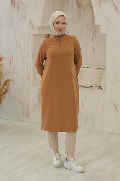Armine TREND Ringed Knitted Fabric Tunic-24Kt436