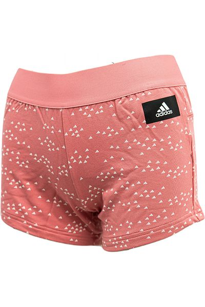 adidas Adidas Sportswear - Ροζ σορτς για γυναίκες, Allover-Print Badge of Sport