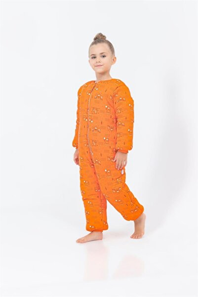 Cantoy Kız Erkek Çocuk Kalın Elyaf Dolgulu Premium Kalite 2.5 Tog Desenli Uyk...