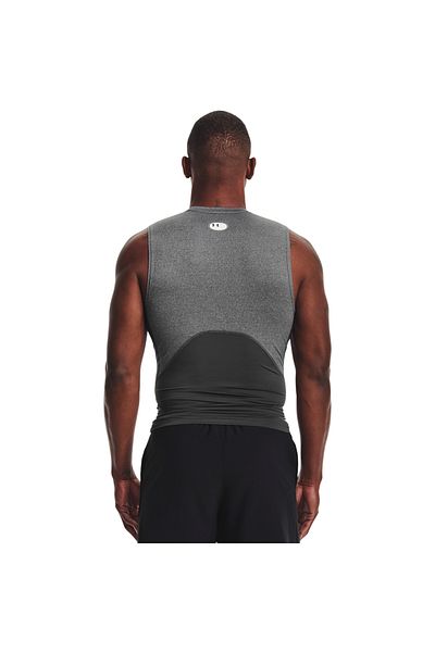 Under Armour Undershirt Under Armour HeatGear Sleeveless, Gray, Men
