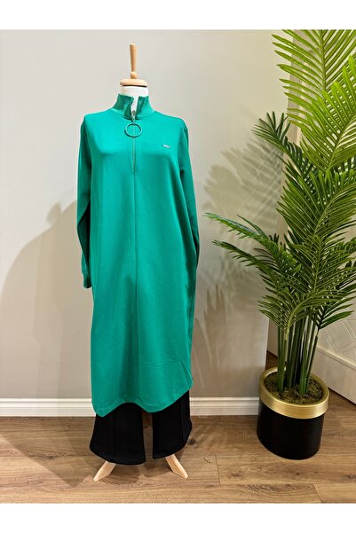 Firuze Tunik fermuarlı