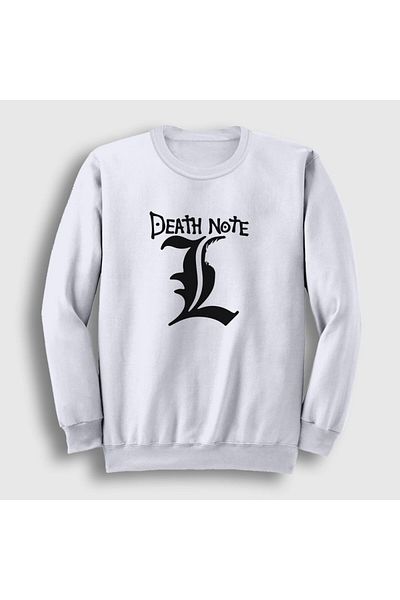 Presmono Φούτερ Unisex White Logo L V3 Anime Death Note 129982 ττ