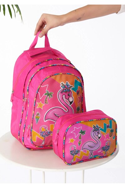 bundle island Set de genți pentru primar cu 3 compartimente cu figurină Flami...