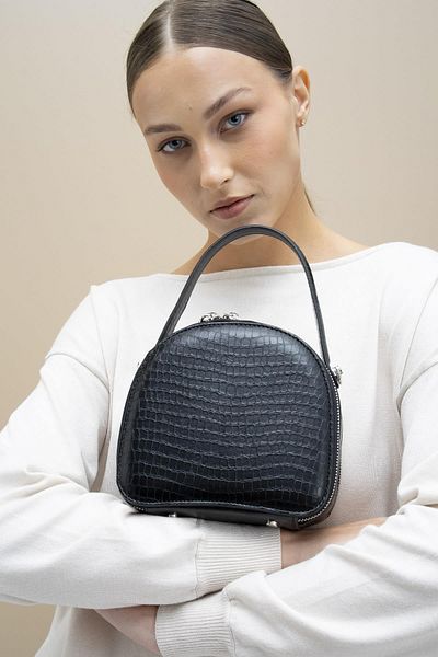 Matthew Cox Black Patent Leather Sç Byn2312 Women's Handbag
