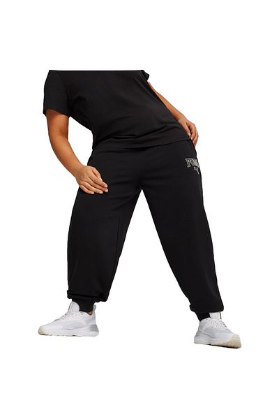 Puma Puma Squad Μαύρο Unisex Παντελόνι - Μοντέλο TR