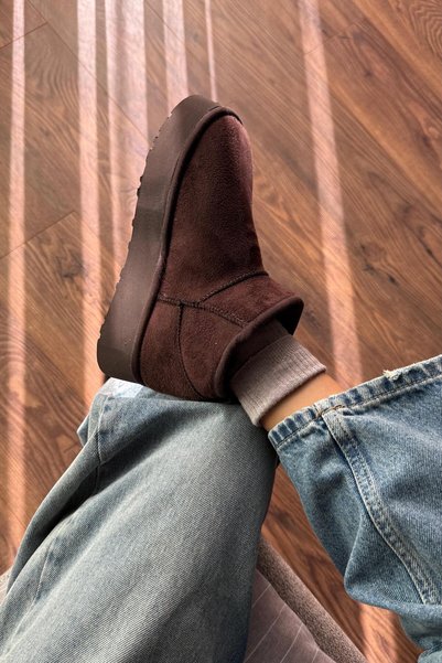 nope21shoess حذاء إير براون ألترا ميني من الفرو