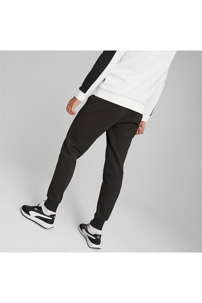 Puma Παντελόνι Puma Ess Block X Tape Φούτερ Fl Cl B, Μαύρο, Ανδρικό