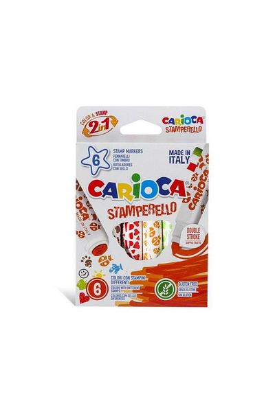 CARIOCA Stamperello Ke&amp;ccedil;eli Boya Kalemi 6 Lı