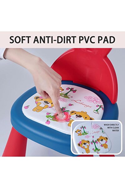 Yelajoy Portable Baby High Chair, With Tray Dining Table, Safety and Stable, Seat for Toddler, Red