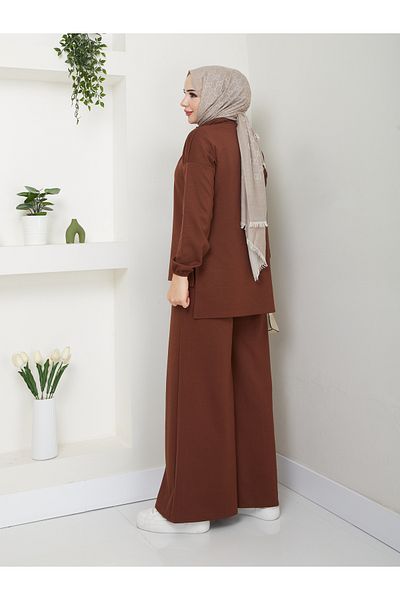 Moda Krash Modal Fabric Cardigan Sports Suit