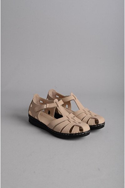 SEÇ KUNDURA Γνήσιο δέρμα - Ανατομικά Μπεζ Σανδάλια SEÇ 89
