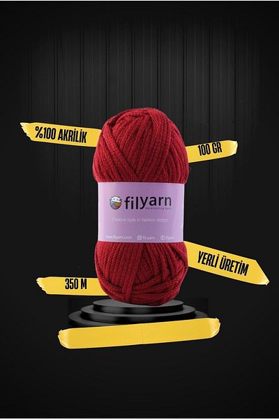 Filyarn مكرميه أكريليك، خيط مكرامية، خيط تزيين، خيط زهور، خيط حقيبة، خيط سلة، خيط سلك
